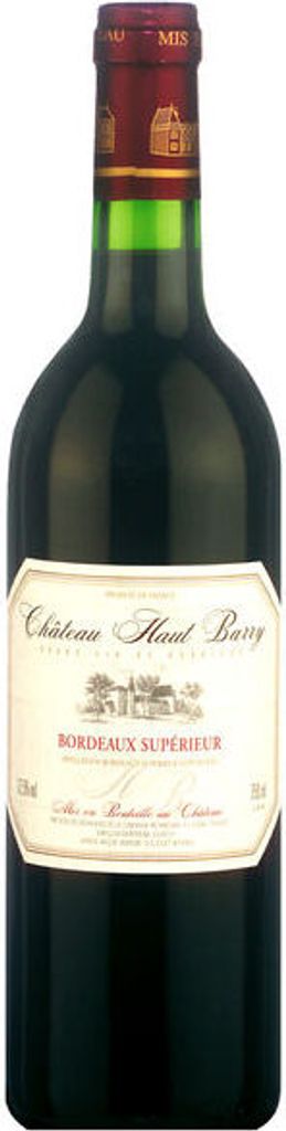 Château Haut Barry Bordeaux Supérieur AOC 2016 (1 x 0.75 l)