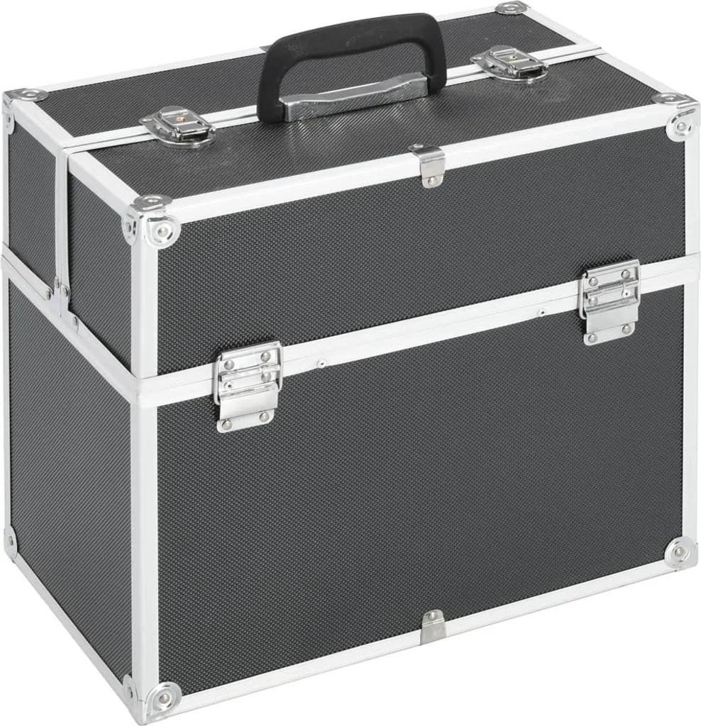Valise cosmétiques pour voyage et domicile : Format 38x23x34 cm Noir