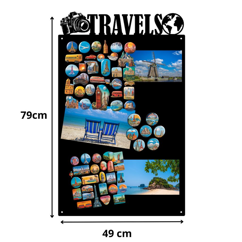 Fabelhafte Magnettafel Fr Urlaubsmagnete Fotos