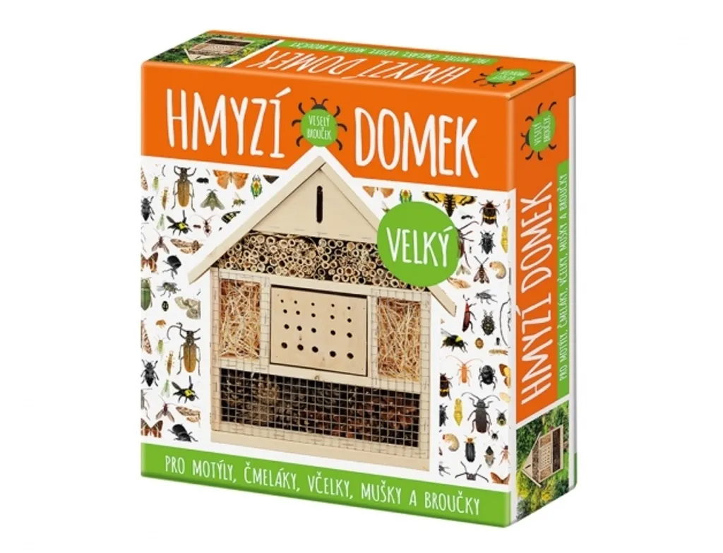 Hôtel à insectes géant multicase pour favoriser la faune du jardin