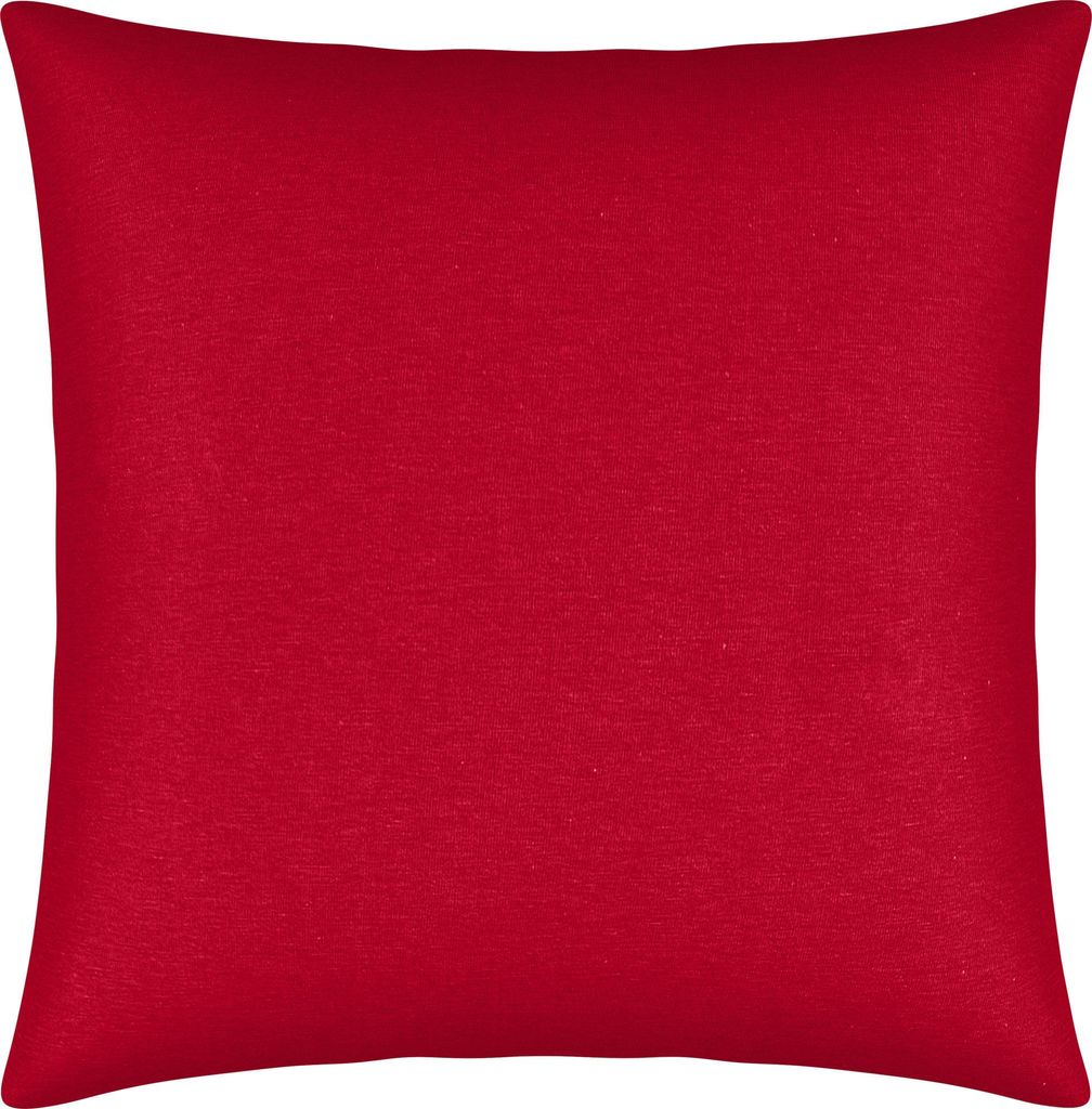 Erwin Müller Kuschelkissenbezug Murnau" rot 40x40 cm" Produktbild 