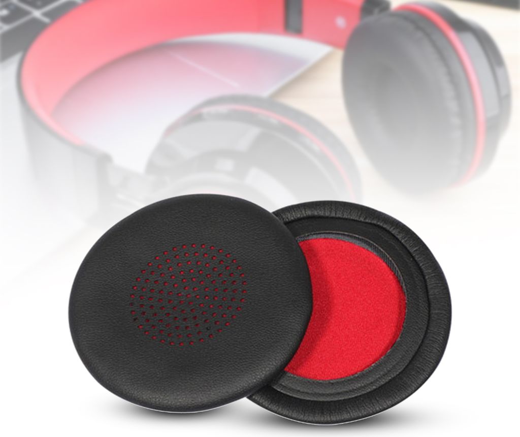 1 Paar Kopfhörerhüllen Austauschbare Verschleißfeste Weiche E-Sport-Kopfhörerkissen Für Plantronics Voyager Focus Uc B825