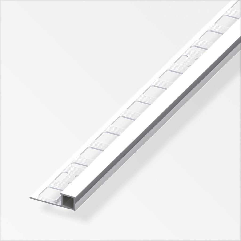 alfer Quadratprofil Aluminium eloxiert poliert chrom optik