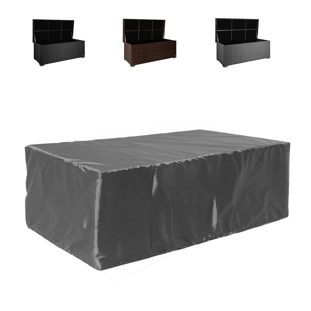 Abdeckhaube Schutzhülle für Auflagenbox Sienna