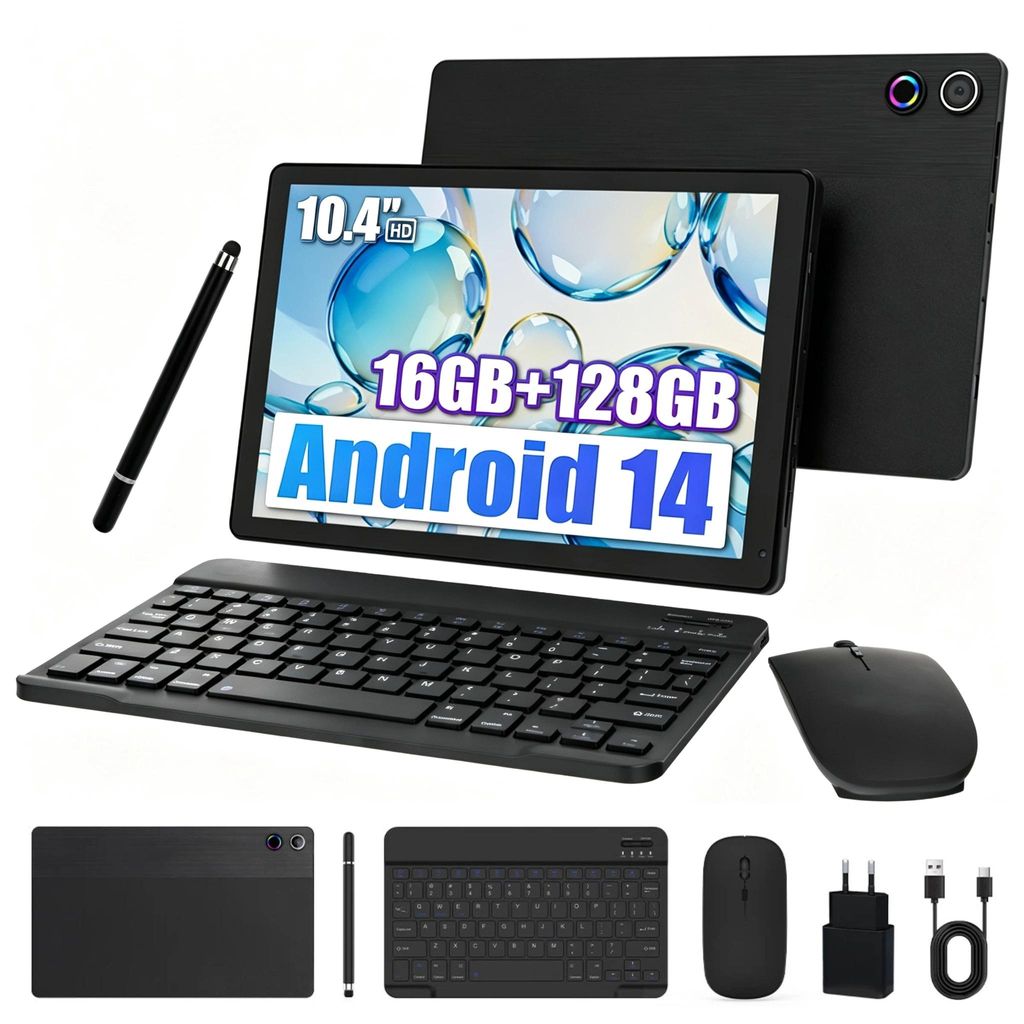 Tablette JENBIZZ, écran 10,4 pouces, 128 Go de stockage Image du produit 