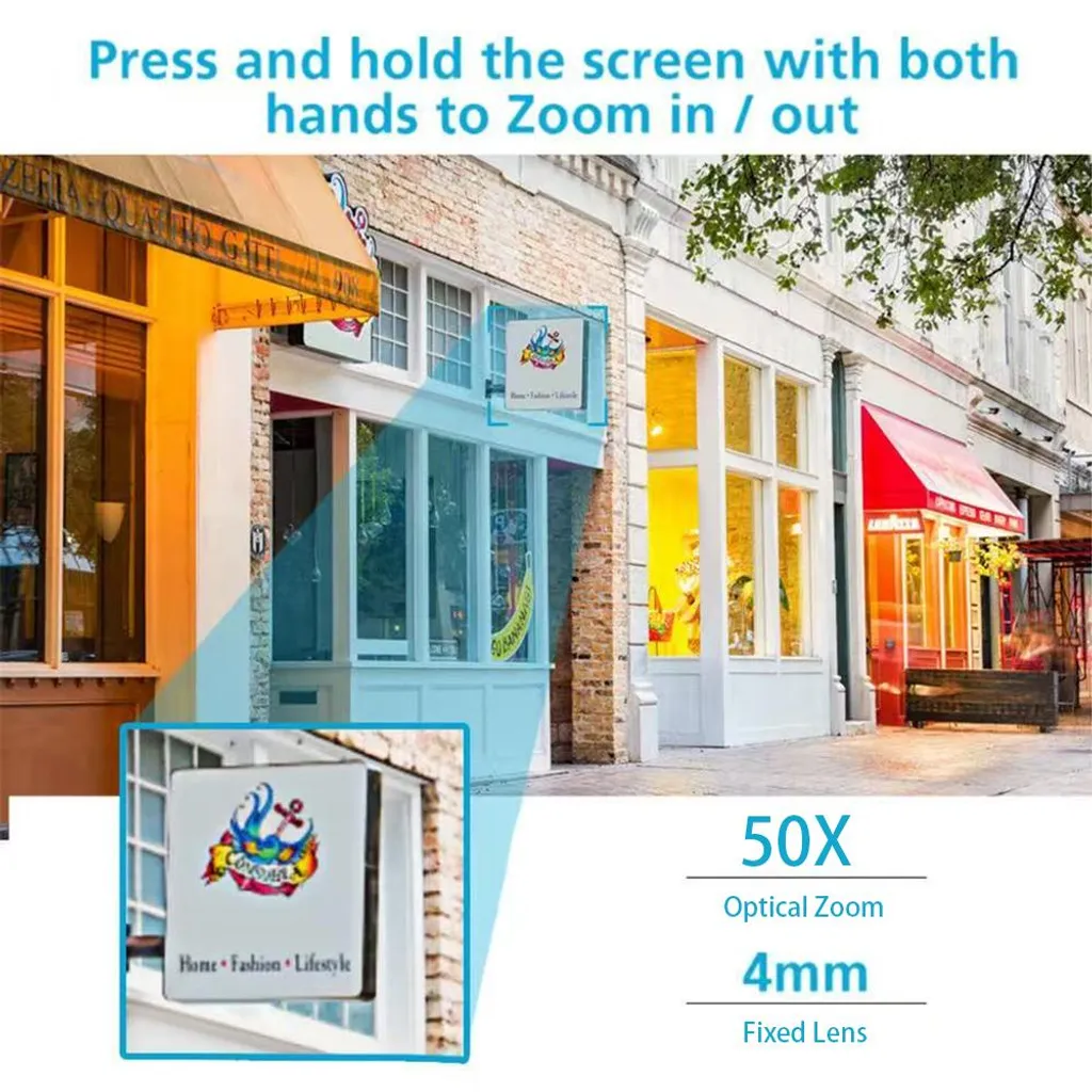 Caméra IP WiFi Zoom Optique 50x Audio Bidirectionnel Haute Résolution - 2