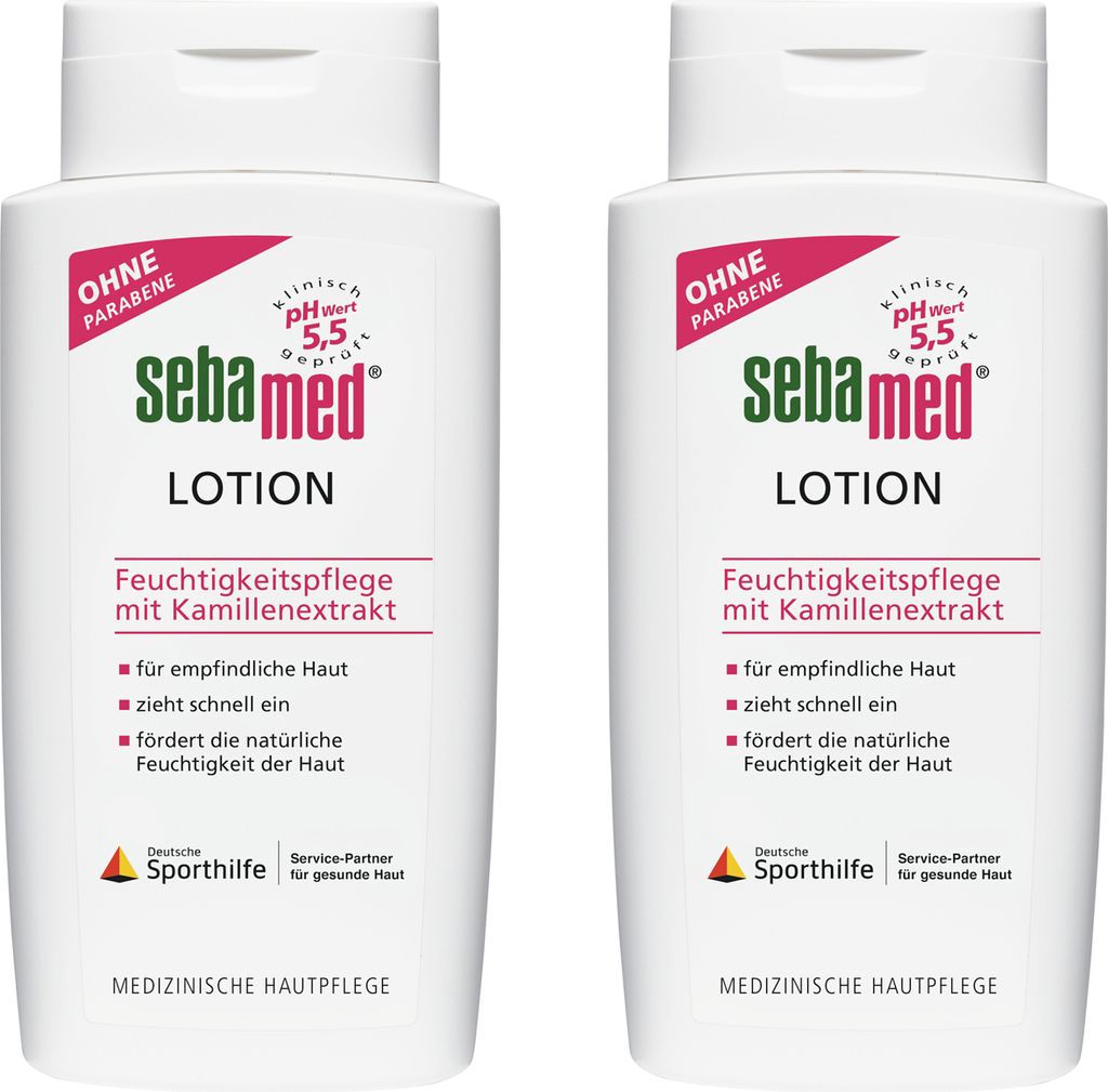 Sebamed Lotion Feuchtigkeitspflege mit Kamillenextrakt Produktbild 