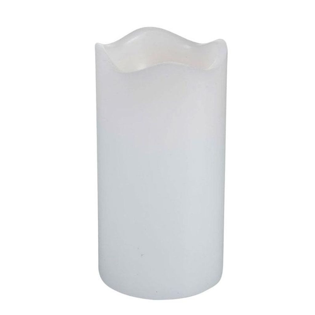 LED svíčka s funkcí časovače 13x7cm bílá Obrázek produktu 