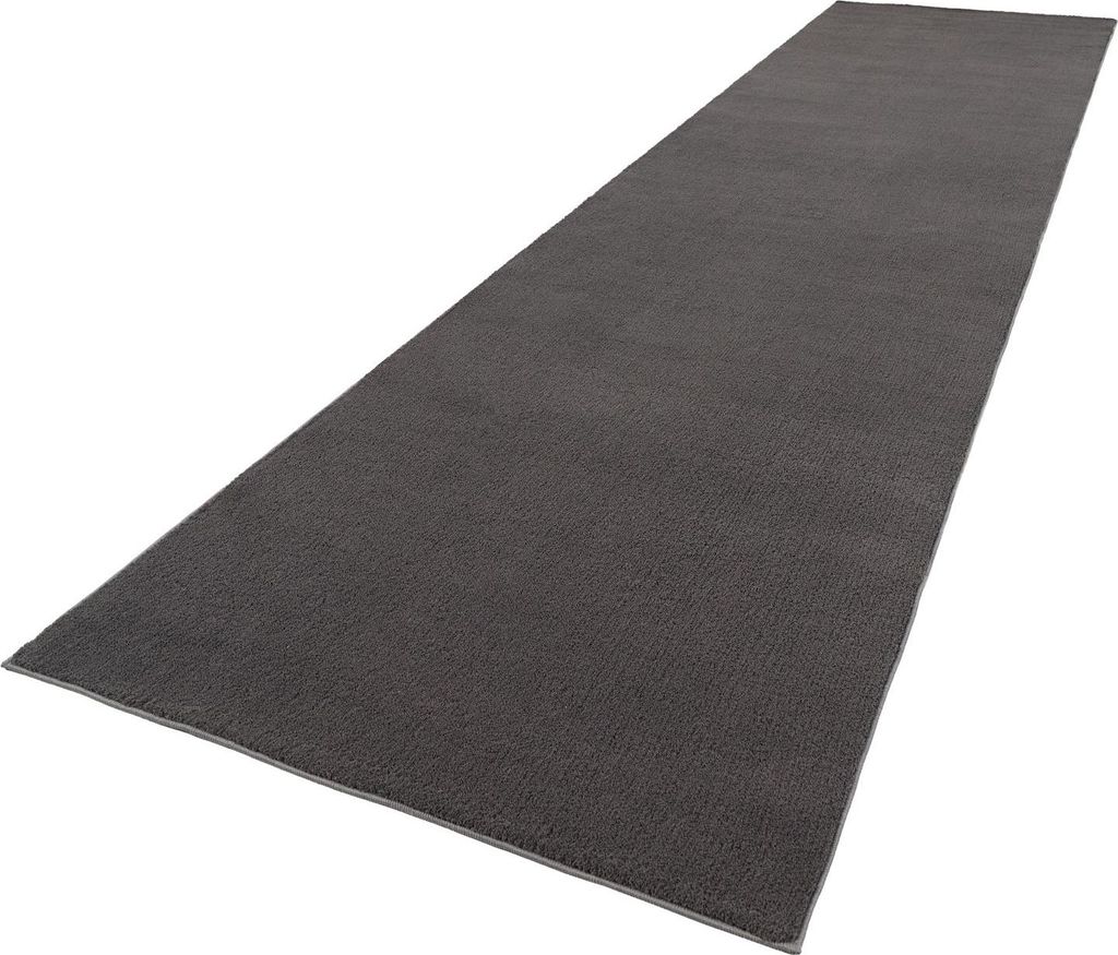 TT Home Wohnzimmer Teppich Kurzflor Anti-Rutsch Rückseite Unifarben Modern Waschbar Größe 60x100 cm