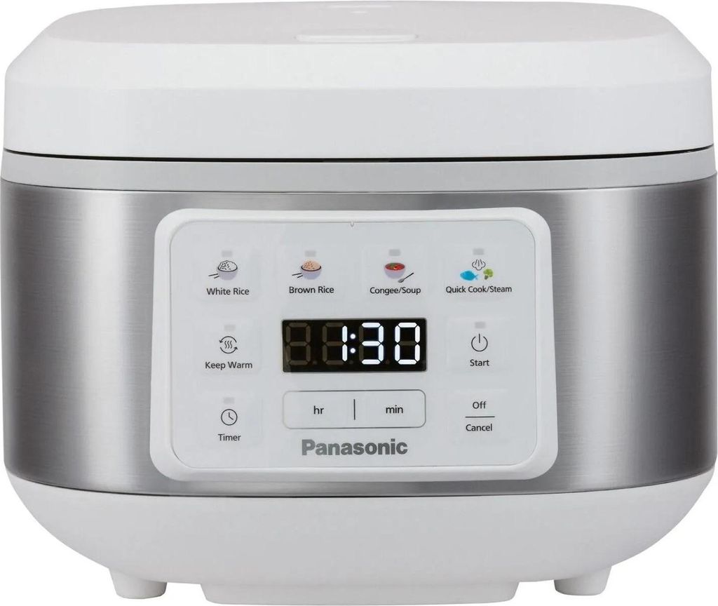 Panasonic SR-DA152WXE, Silber, Weiß, 4 l, Keramik, Tasten, Produktbild 