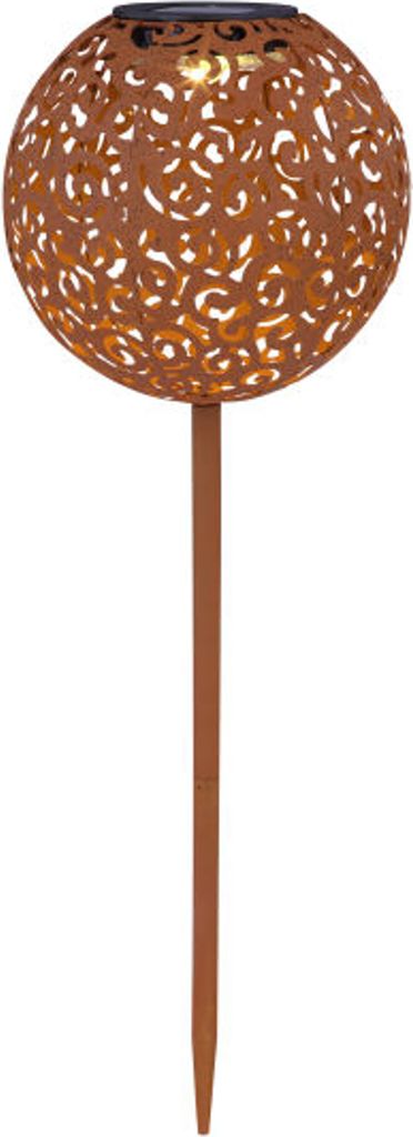 GLOBO 33743R Solarleuchte Metall rostfarben, LED