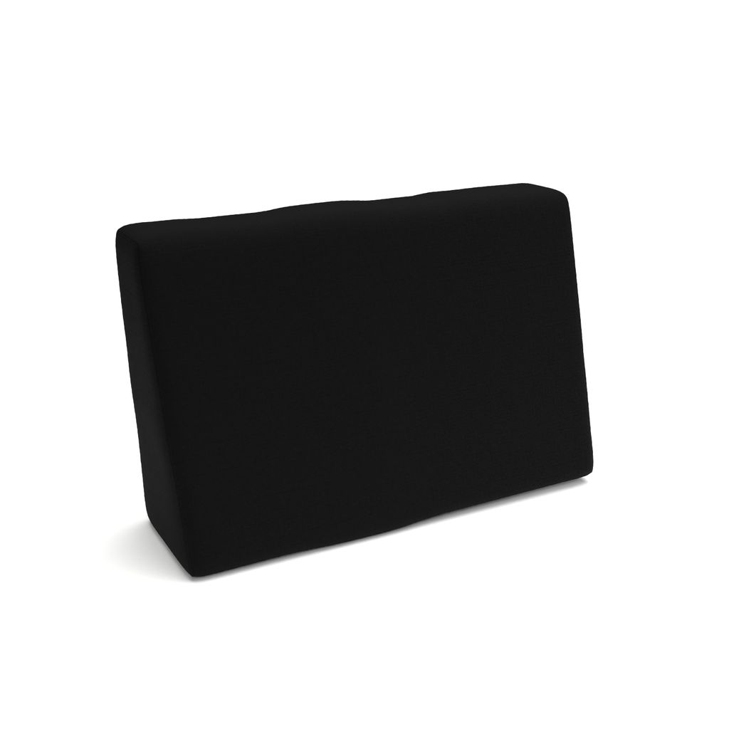 POKAR Palettenkissen Palettenauflagen mit abnehmbarem Bezug Palettensofa, Größe:Seitenkissen 60 x 40, Farbe:Schwarz - Wasserdicht