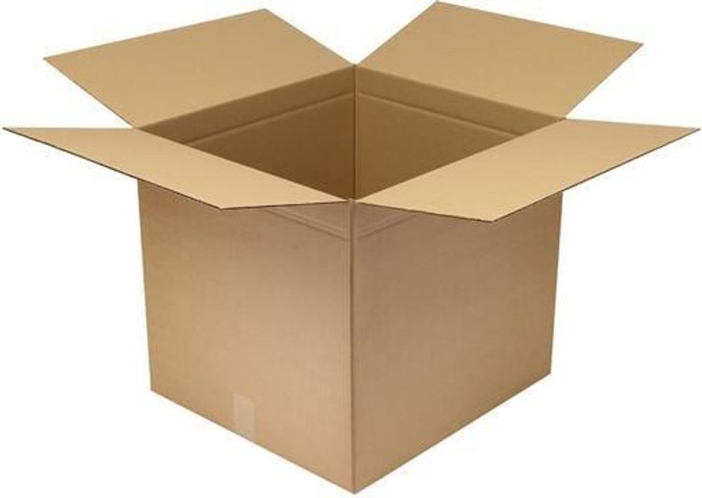 Faltkarton 1-wellig Maße 550x500x500mm Qualität 1.30 C braun TRANSPAK