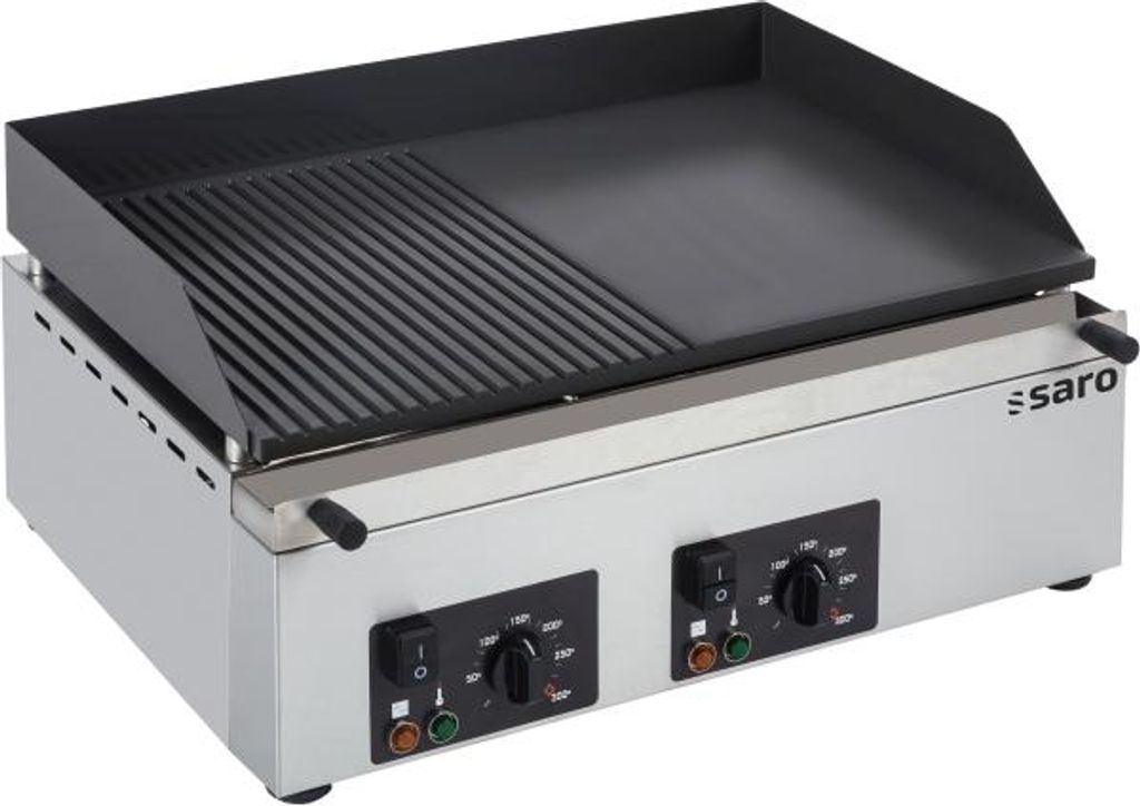 SARO Griddleplatte 1/2 gerillt, Modell GPK 610