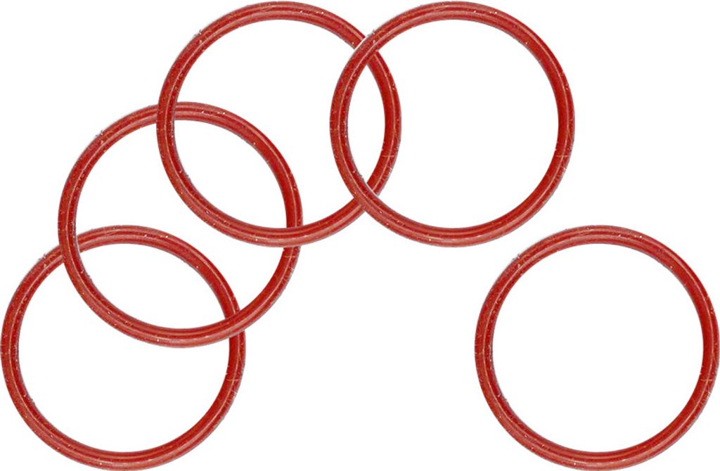 5 anelli in gomma per flangia di montaggio smerigliatrice angolare Bosch 2605703014