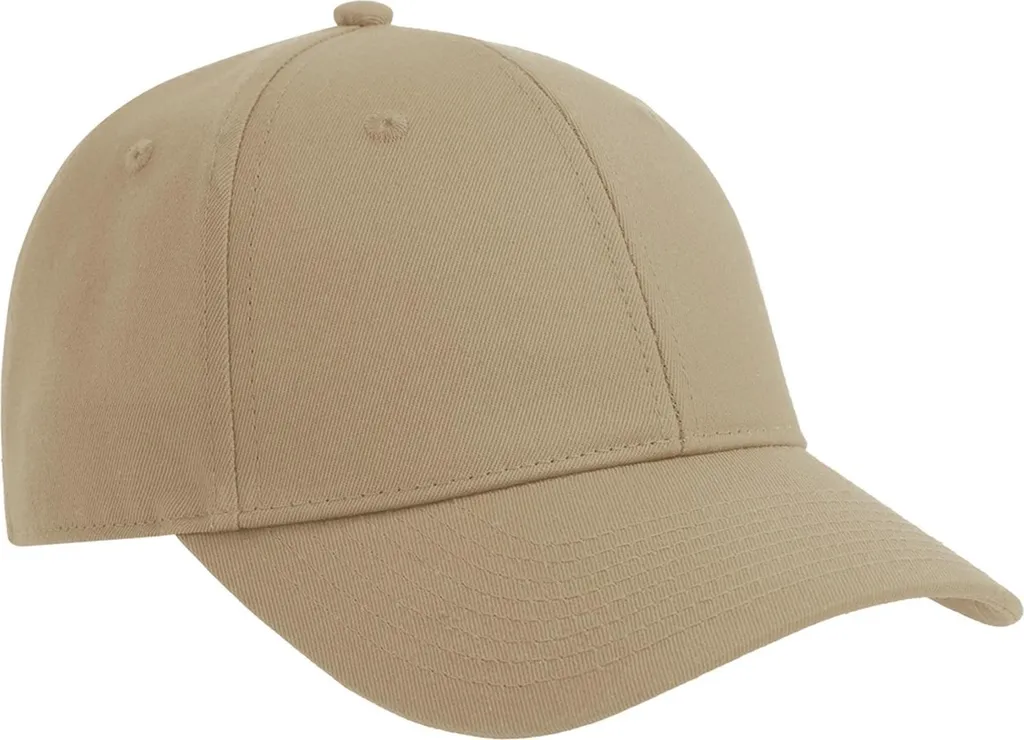Atlantis AB716 Cappello Baseball Khaki Unisex - Cotone Premium Regolabile