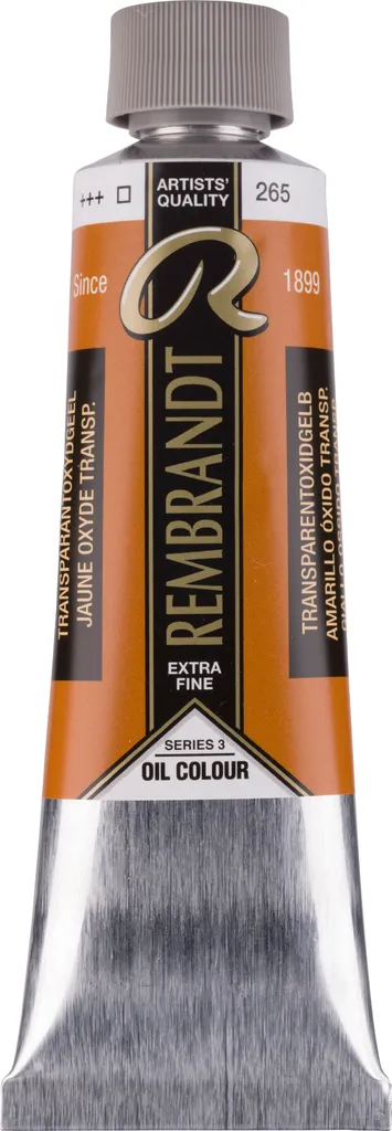 Huile Rembrandt 150 ml jaune oxyde transparent 265 haute résistance