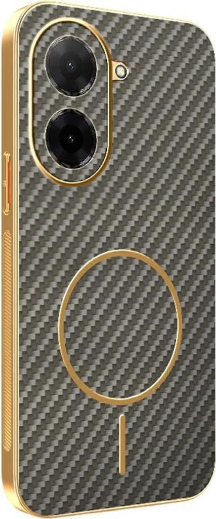 Cover Xiaomi Redmi A5 173.4mm Phonesta MagSafe Carbon Fiber Marrone