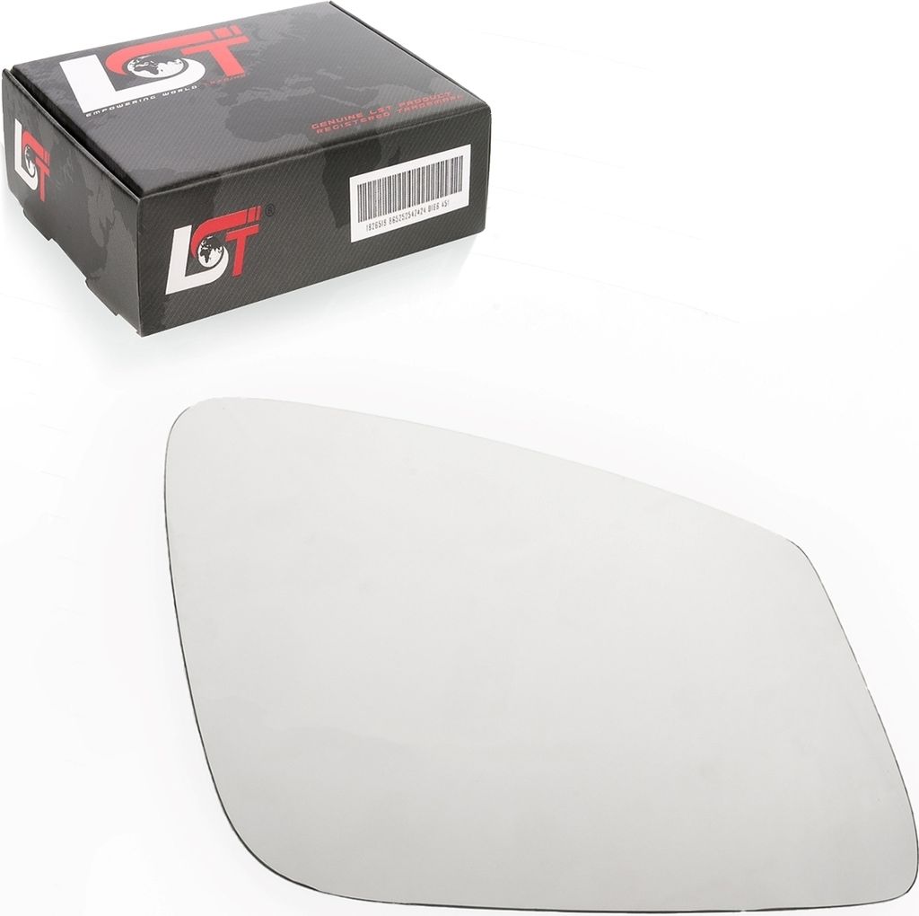 Spiegelglas Außenspiegel Glas zum Kleben konvex rechts für Produktbild 