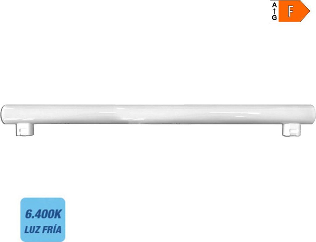 Linestra led 2 prese s14s 9w 700lm 6400k luce fredda Immagine del prodotto 