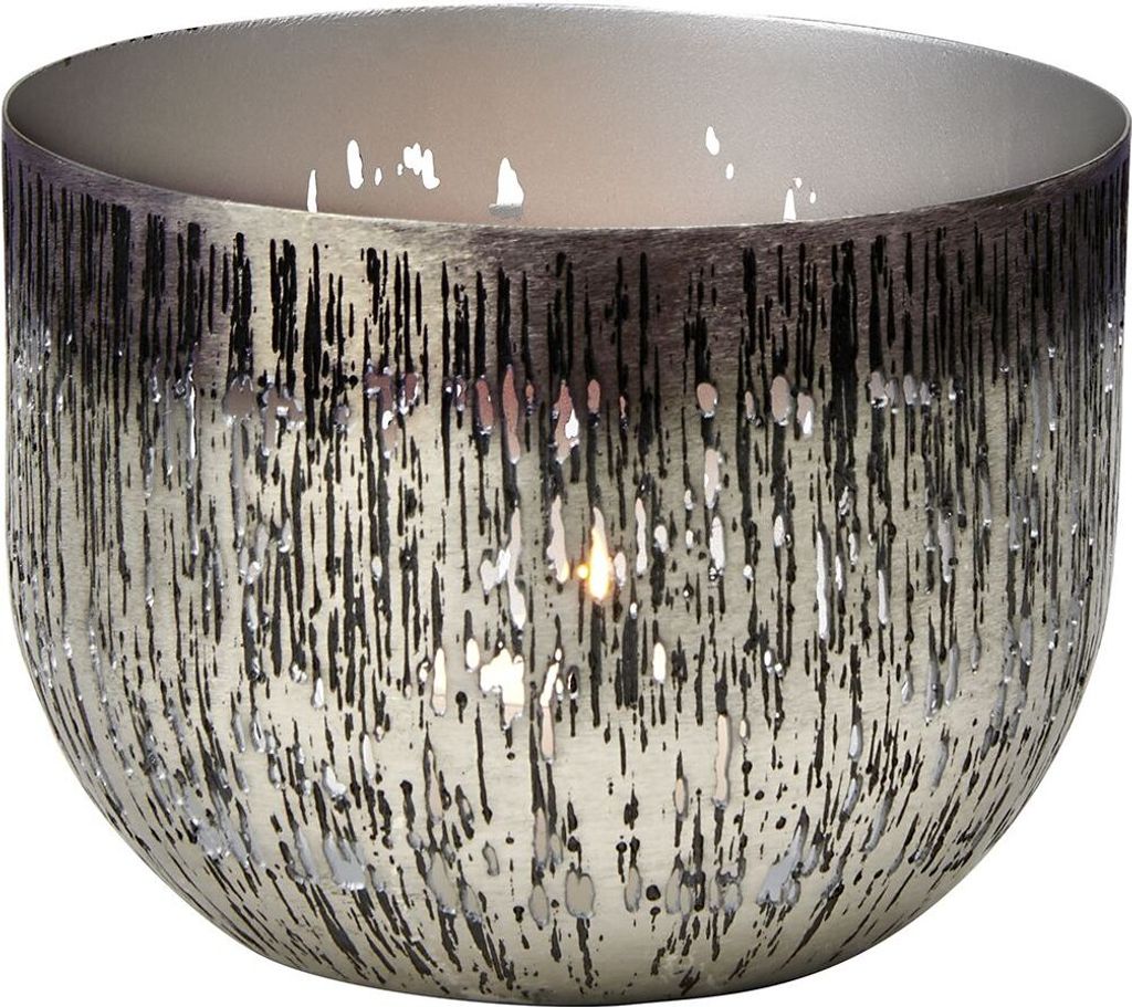Lambert Osako Teelichthalter, bronze-platin H8 cm D 11 cm 41100 SP25-2