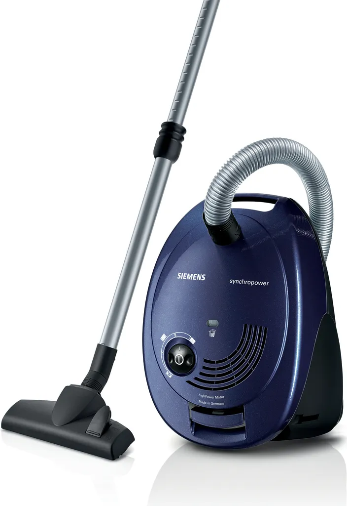 Siemens aspirapolvere verticale con sacchetto per la polvere synchropower VS06A111