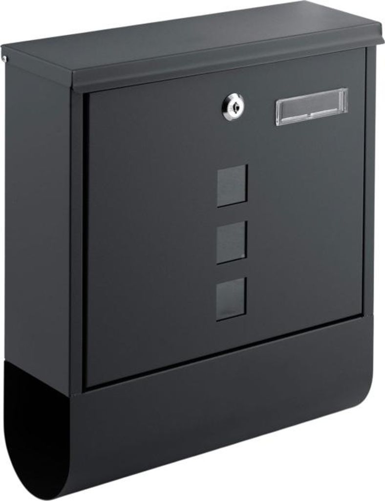 Boîte aux lettres 34x30,5x10 cm anthracite HM-861 Image du produit 