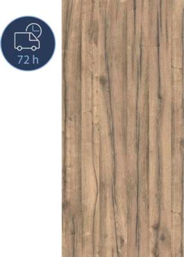 Duschrückwand BREUER Express Q72 Holzoptik Eiche 255 x 100 cm 1413532000203