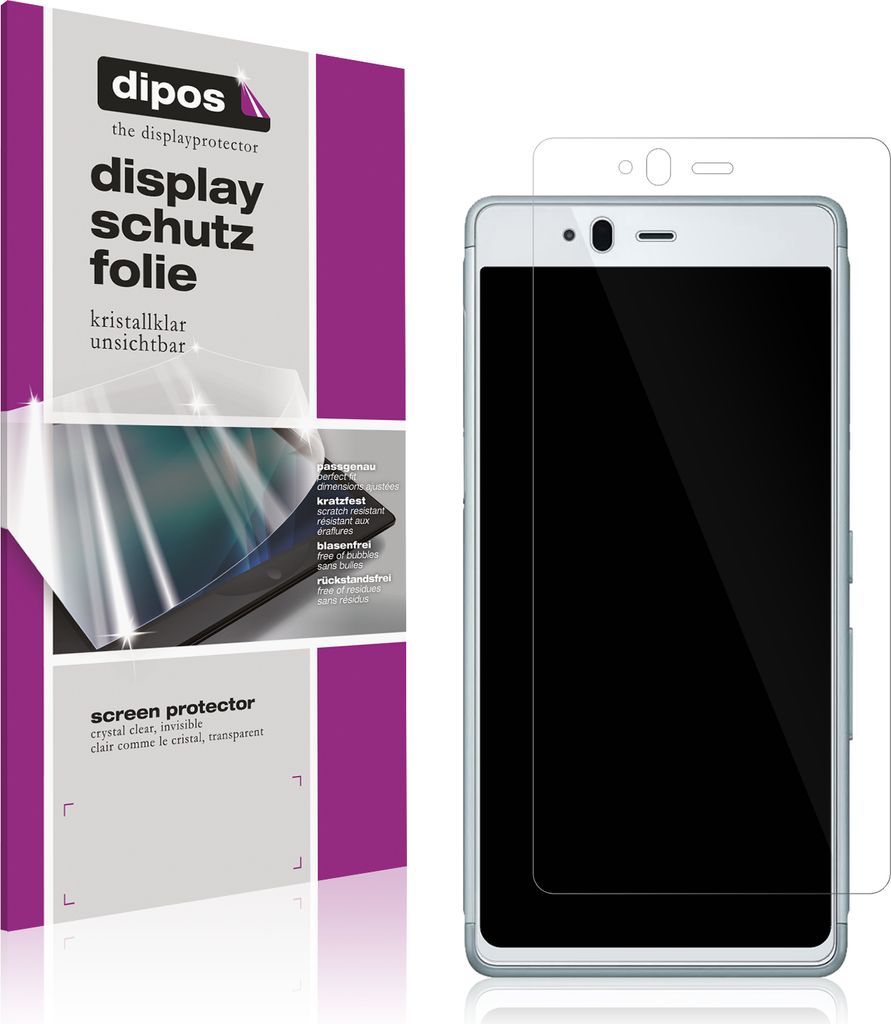 5x Schutzfolie für Fujitsu Arrows SV F-03H Display Folie klar Displayschutzfolie