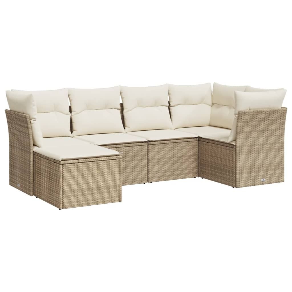 6-tlg. Garten-Lounge-Set, modular mit Stauraum, Produktbild 
