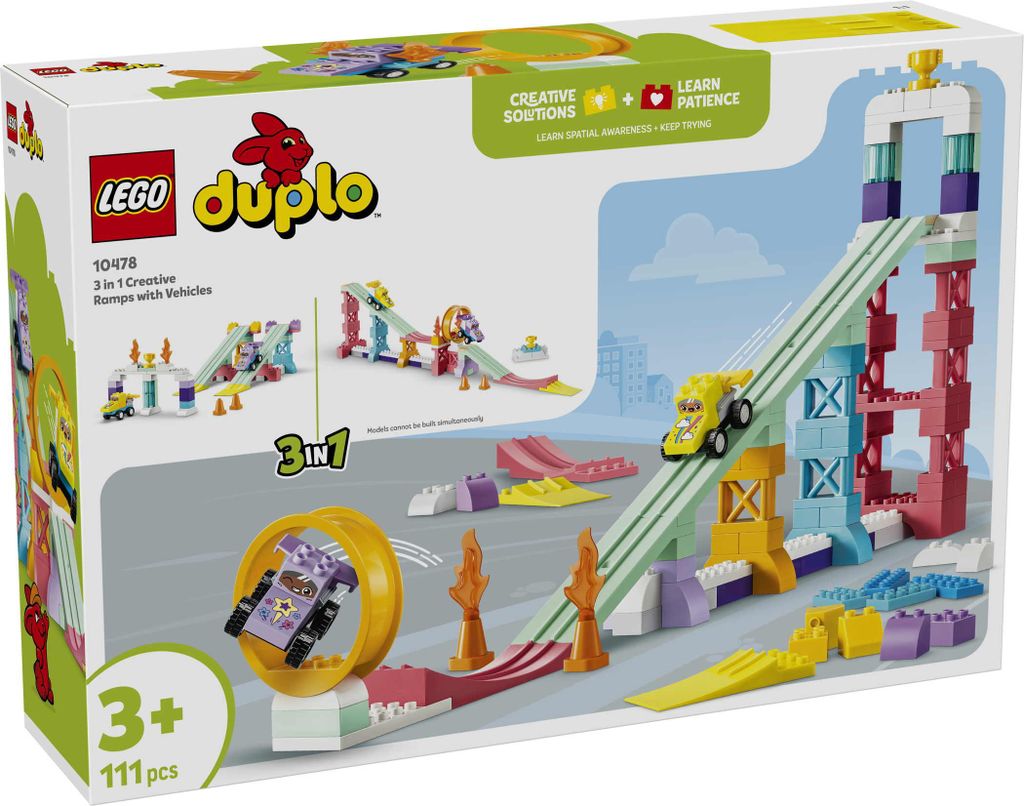 LEGO DUPLO Town Kreative Sprungschanzen mit kleinen Produktbild 