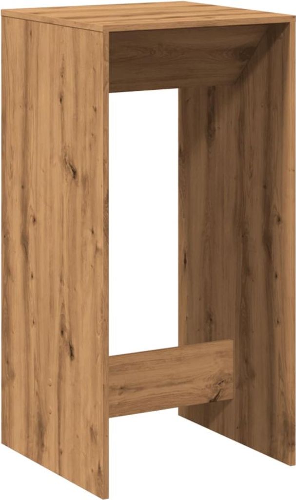 vidaXL Barový stôl Artisan dub 51x50x103,5 cm materiál na Obrázok produktu 