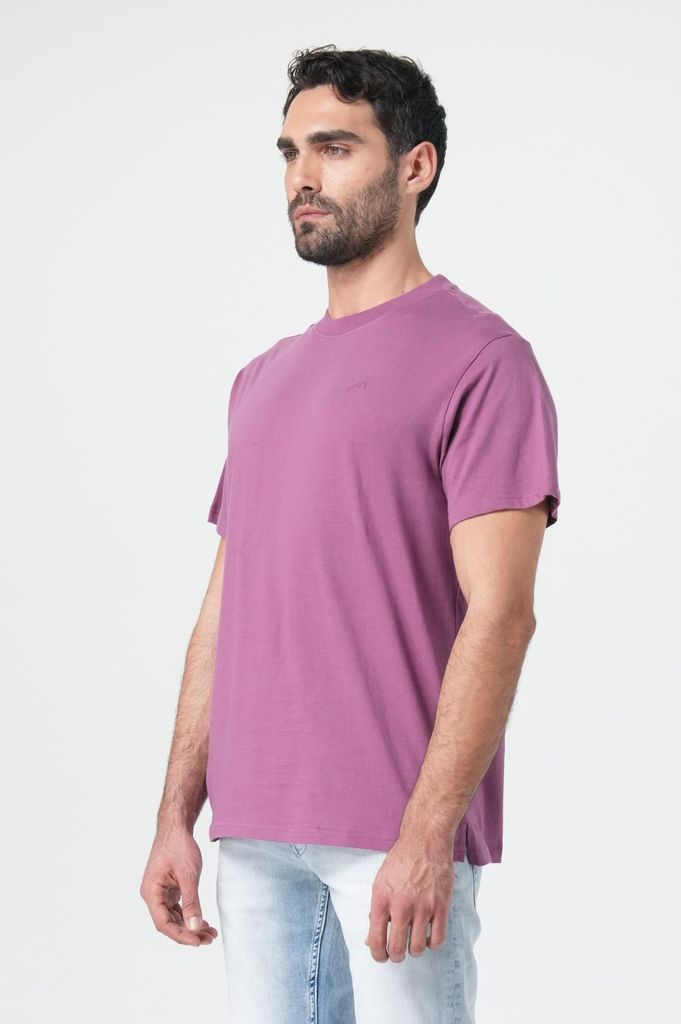 M.O.D Miracle of Denim Basic T-Shirt T-Shirts Herren Mauve Hazel