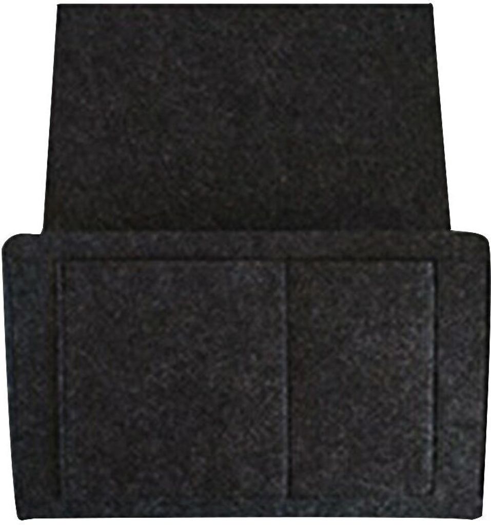 INF Aufbewahrungstasche aus Filz für Bett/Sofa Schwarz