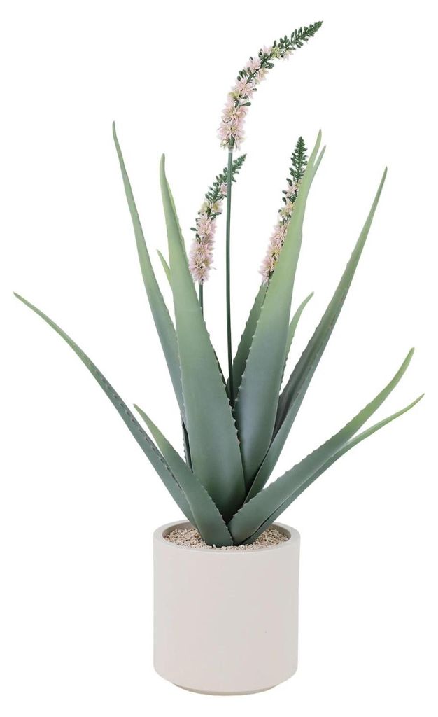 Künstlicher Kaktus - Kunstkaktus Topfpflanze - 102 cm Hoch - Mit Übertopf - PE-Material - Für Innen - Bodenstehend - Grün