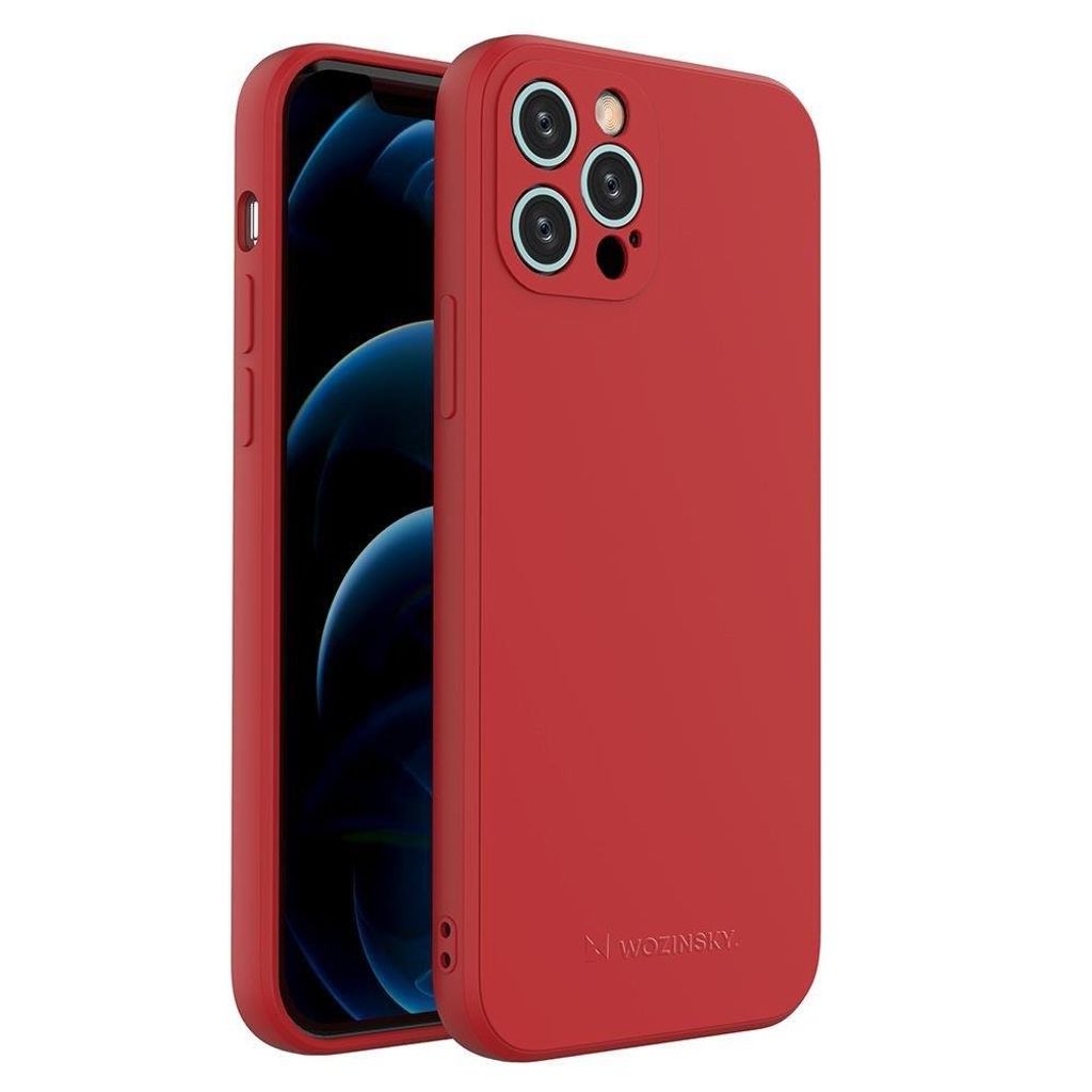 Wozinsky Color Case Silikon Flexible Langlebige Hülle Iphone 13 Mini Rot