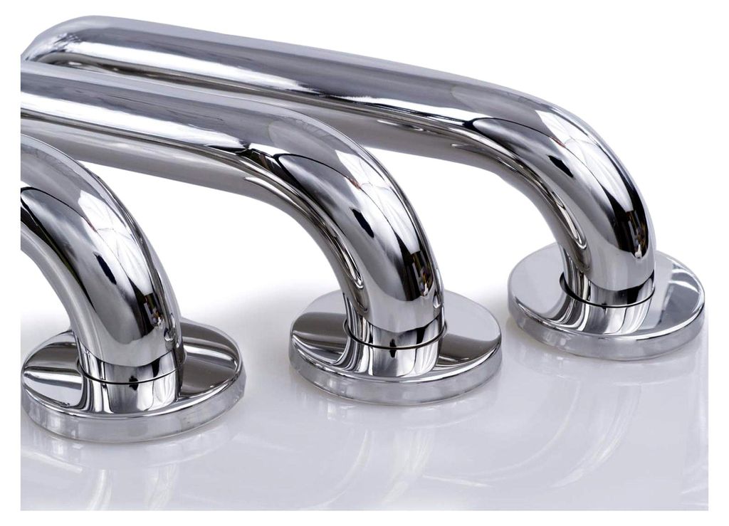 Rostfreier Haltegriff Ø30mm glänzend 300mm Badewannengriff Wandgriff Duschgriff Handgriff Aufstehhilfe für Senioren