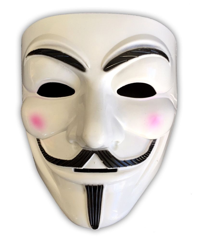 V wie Vendetta Masken Mask Guy Fawkes Anonymous Neu Fasching Demo Karnevalmaske 