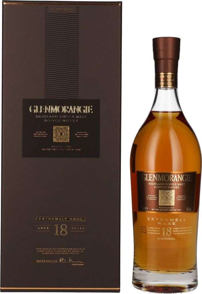 Glenmorangie 18 Jahre Extremely Rare Highland Single Malt Produktbild 