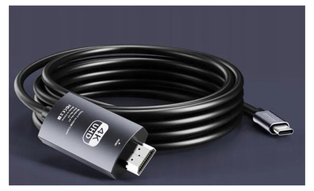 Cavo HDMI da USB-C 3.1 a HDMI 4K - 2 Metri Plug & Play Nero - 2