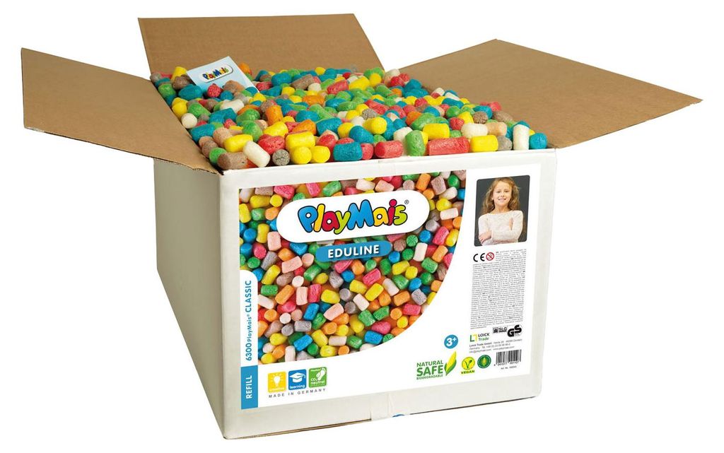 PlayMais Bastelsteine Nachfüllpackung - kreatives Spielzeug Produktbild 