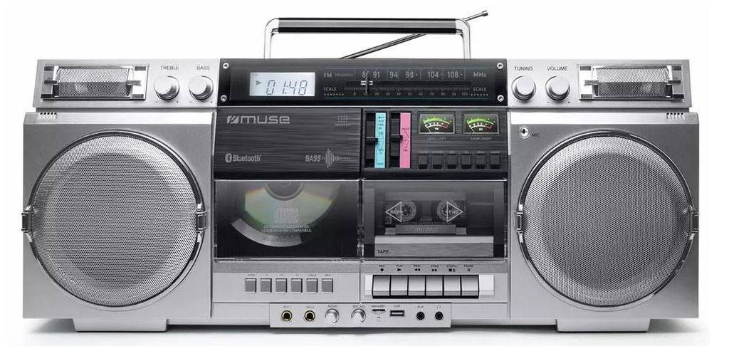 MUSE M-380GBS, radiomagnetofon retro z CD Zdjęcie produktu 