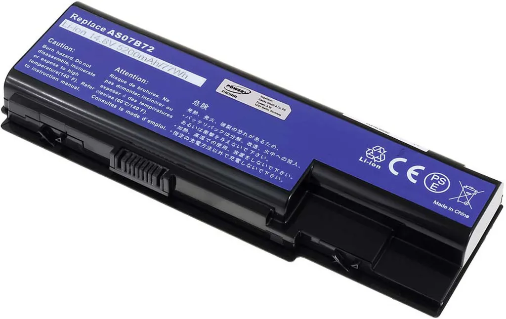 Batterie Acer AS07B42 haute capacité 6 cellules pour PC portable - 5