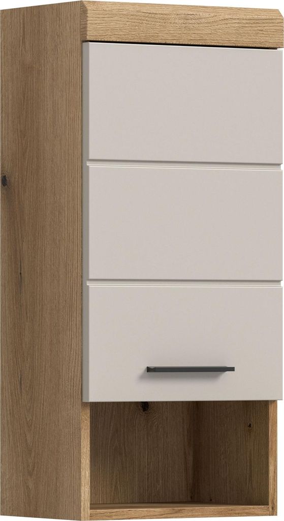 Hängeschrank >Scout< in Evoak Oak / Kaschmir - 37x79x24cm (BxHxT)