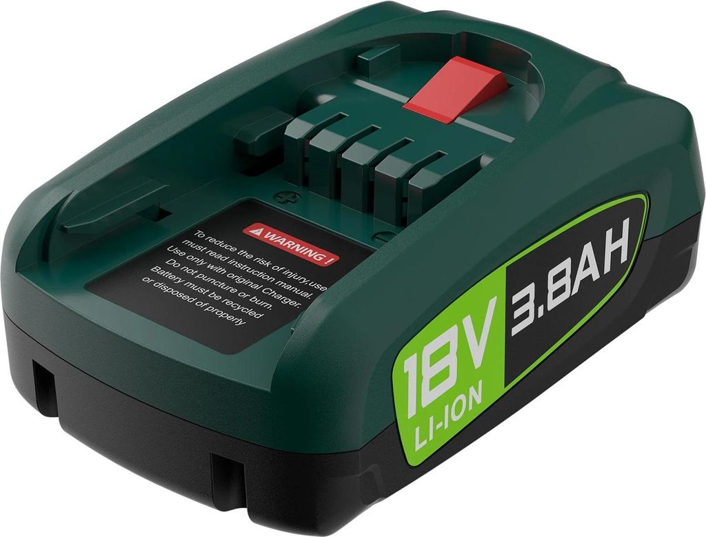 Akku für Elektrowerkzeug - PBA 18V Ersatzakku - 3800 mAh - Li-ion 18650 - Kompatibel mit PBA/PSB/PSR 18V-System - Lila