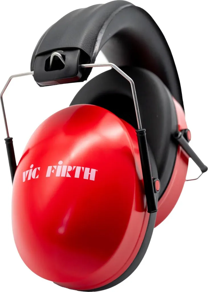 Vic Firth KIDP2 Protections auditives enfant rouges pour batteur