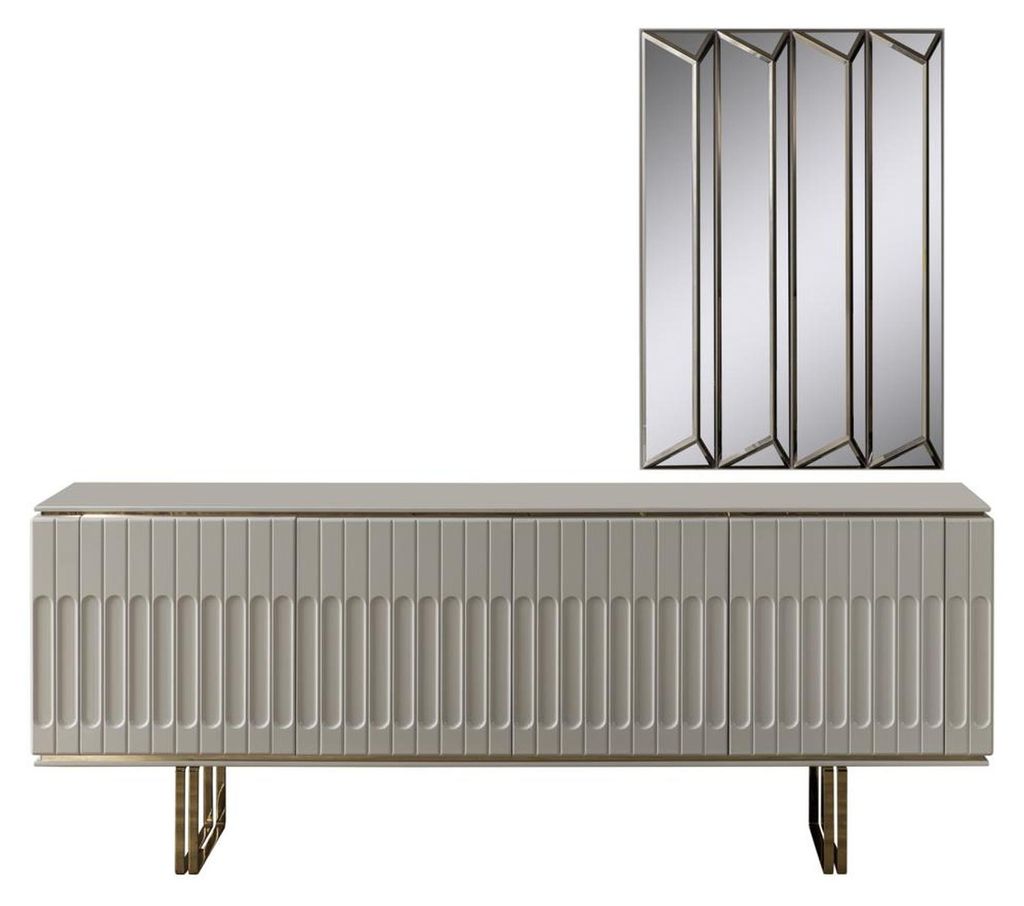 Garnitur Sideboard Spiegel Kommode Schrank Designer Luxus Schränke Kommoden Set