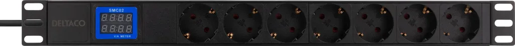 Multiprise rackable 19 pouces Powerwalker LC-10A 7 prises CEE