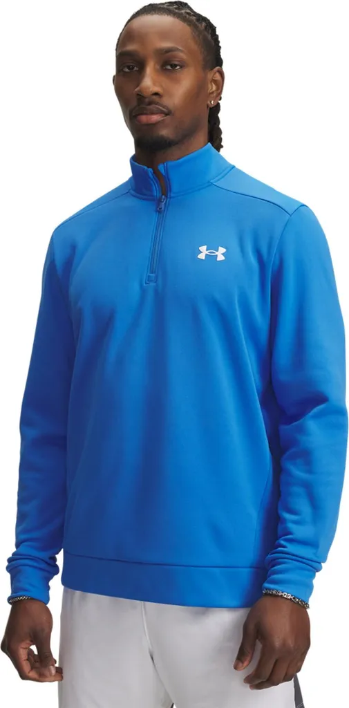 Sweat Running Hiver Under Armour Fleece Zippé Blue Atlantis en XS