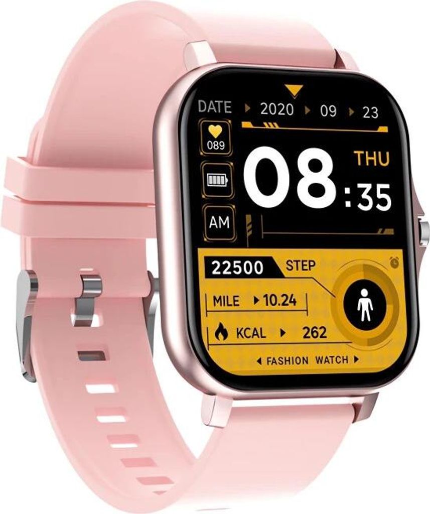 Verk 06339 Chytré hodinky SMART WATCH Y13, růžové Obrázok produktu 